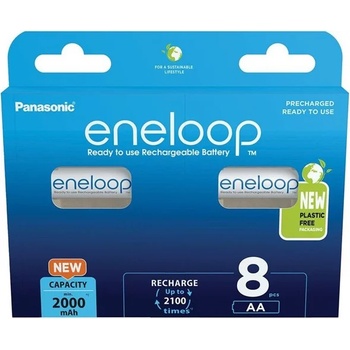 Panasonic Батерия Panasonic Eneloop 1.2V AA 2000mAh (8 бр. ) (BK-3MCDE/8BE) (BK-3MCDE/8BE)