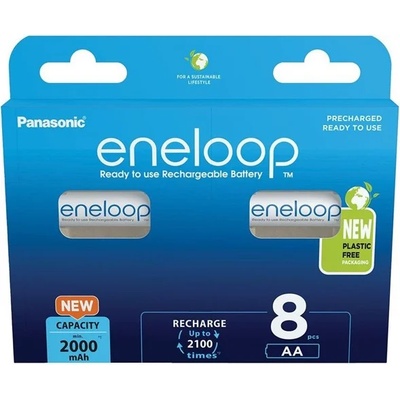 Panasonic Батерия Panasonic Eneloop 1.2V AA 2000mAh (8 бр. ) (BK-3MCDE/8BE) (BK-3MCDE/8BE)