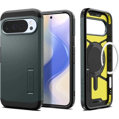 Spigen Калъф Spigen Tough Armor Mag MagSafe за Google Pixel 10 Pro XL - зелен (8800283307917)