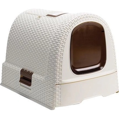 Toaleta Curver® LITTERBOX, Vintage, pre mačku domácu, 51x38x40 cm