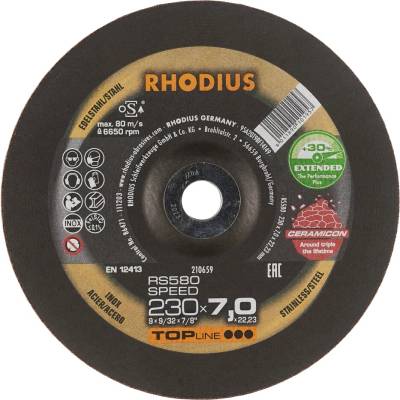 Rhodius Brúsny kotúč 230 x 7 x 22,23 mm 210659