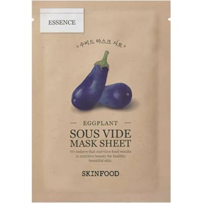 Skinfood Sous Vide Mask Sheet Eggplant - Тъканна маска с патладжан 1бр/22мл