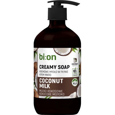 Bio naturell krémové mydlo coconut milk 473 ml