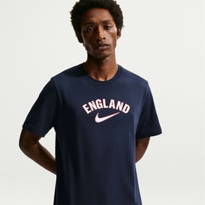 Nike Тениска Nike Men's England Short Sleeve T-Shirt - Navy