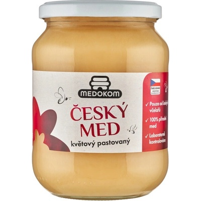 Medokomerc Český med Kvetový pastovaný 900 g