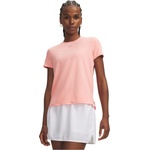 Under Armour Дамска фланелка с къс ръкав Under Armour Womens Vanish Short Sleeve Performance Gym Top - Posh Pink