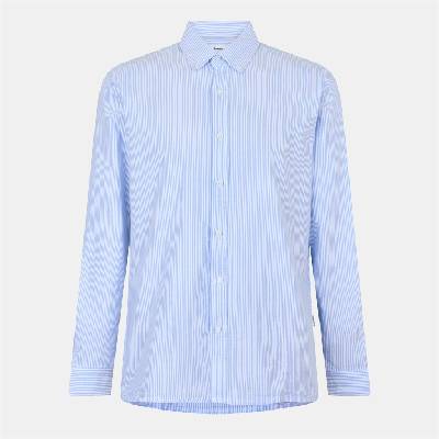 Риза с дълъг ръкав Peter Werth Men's Long Sleeve Shirt - Blue/White