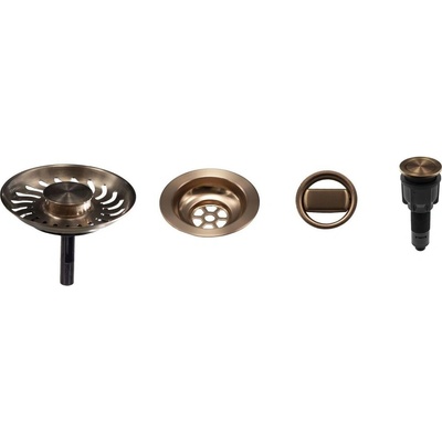 Sinks komponenty pre granitový drez s ovládačom - meď modern