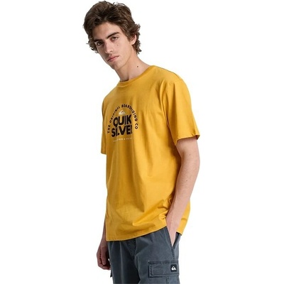 Quiksilver triko Fundamental Ride Mineral Yellow