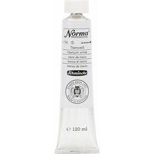 H. Schmincke & Co. Schmincke NORMA olejové farby 120 ml 114 titánová beloba