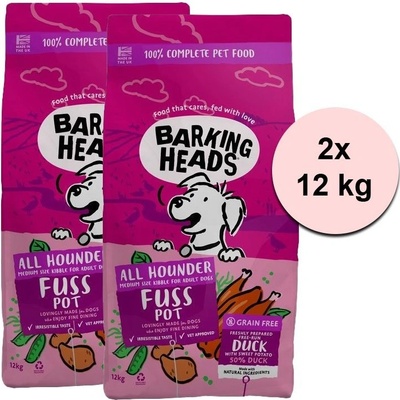 Barking Heads All Hounder Hair Necessities Salmon 2 x 12 kg