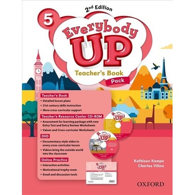 Everybody Up Second Ed 5 Teacher's Book Pack with DVD, Online Practice and Teacher's Resource Center CD-ROM