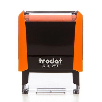 Trodat 4911 Printy 4.0 неоново оранжев печат (4911/NEONN)