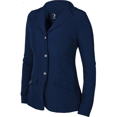 Horka Jezdecké závodní sako Majestic vypasované Modrá