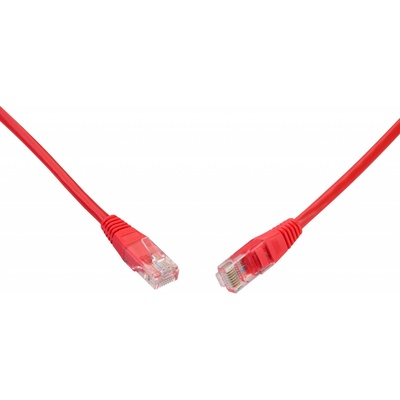 Solarix C5E-155RD-5MB Patch, CAT5E UTP PVC, 5m, červený