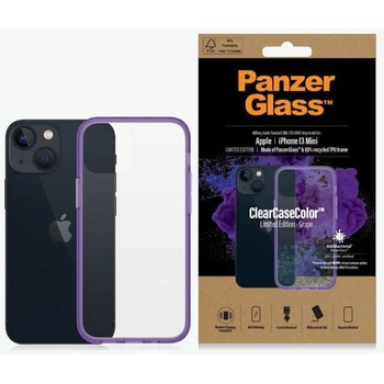 Pouzdro PanzerGlass - ClearCaseColor AB iPhone 13 mini, grape, Oranžové