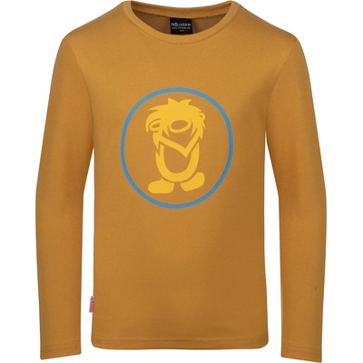 Trollkids Детска блуза с дълъг ръкав Trollkids Kid's Troll Longsleeve - Mustard / Dynamic Blue - размер 128 (EU) (704-1807-1616)