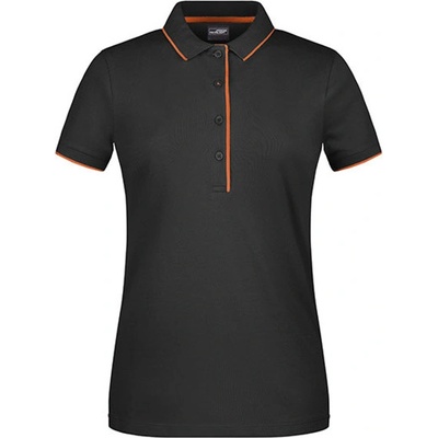 James&Nicholson Dámska polokošeľa JN727 Black