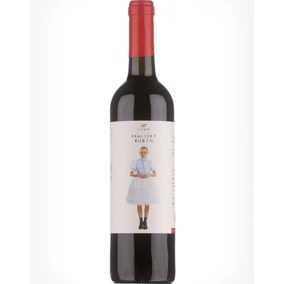 Vysoké pole Skalický rubín Cuvée suché červené 12,5% 0,75 l (čistá fľaša)