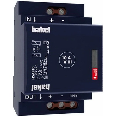 Dvoustupňový svodič přepětí HSAF10 SPD typ 3 s VF filtrem HAKEL 30160