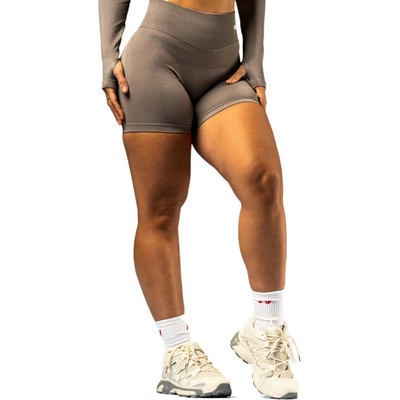 Nebbia Power Her High-Waist Push-Up Shorts POWER 893 Light Brown Ash