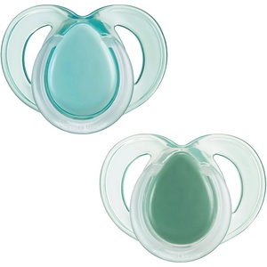 Tommee Tippee Ортодонтични залъгалки Tommee Tippee - Night Time, 18-36 м, 2 броя, зелени (43340099) - ozone