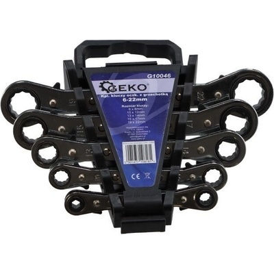 Geko Sada očkových klíčů s ráčnou 6-22mm G10046