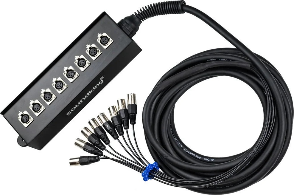 Soundking AH401-8 10 m Мултикабел (AH401-10M-8)