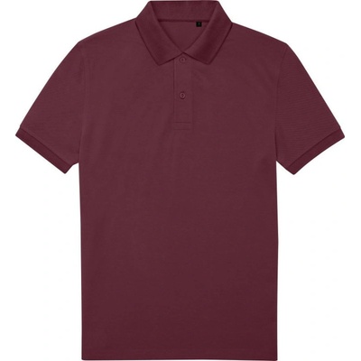 B&C polokošile B&C My Eco Polo 65/35 piqué krátký rukáv COT-01U42837001 burgundské