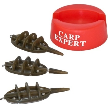 CARP EXPERT - Set kŕmnych košíkov a plniace formy Method 15-30 g 3 ks