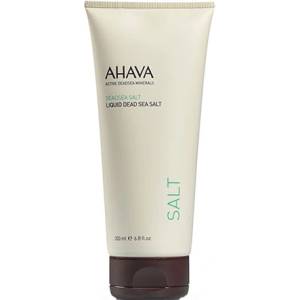 AHAVA Deadsea Salt Liquid Dead Sea Salt почистващ пилинг за тяло с морски соли за жени 200 мл