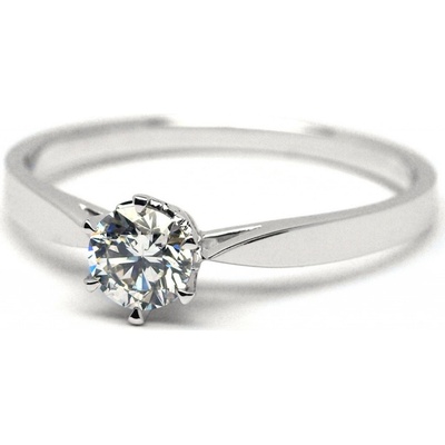 Klenoty Budín Luxusní diamantový zásnubní prsten s diamantem libovolná J 28797 17