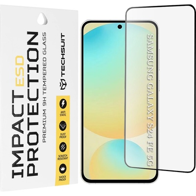 Techsuit Протектор за Samsung Galaxy S24 FE - ESD Glass - черен