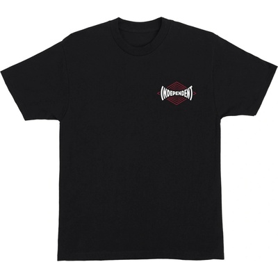 Independent tričko Vertigo Span S/S Heavyweight Black