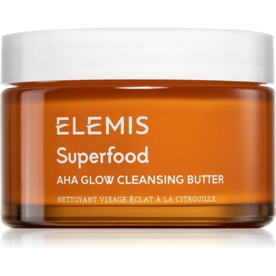 Elemis Superfood AHA Glow Cleansing Butter почистваща маска за лице за озаряване на лицето 90ml