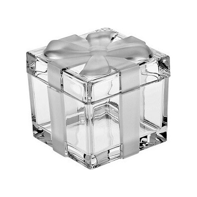 Crystal Bohemia Sklenená dózička 72 mm