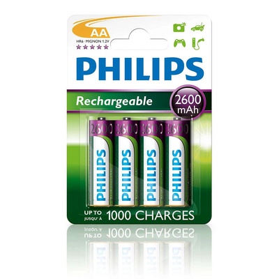 Philips Rechargeables R6B4B260/10 батерия за домакински уред Акумулаторна батерия Никел-метален хидрид (NiMH) (R6B4B260/10)