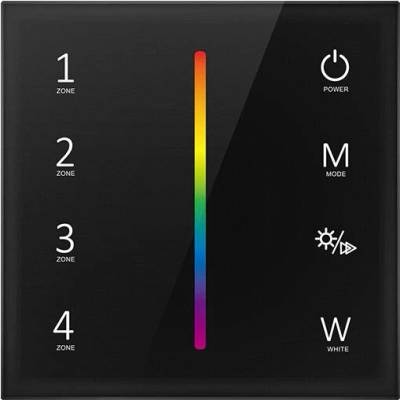 Skydance LED ovladač RF RGBW (4 zóny) - T24 Barva: Černá
