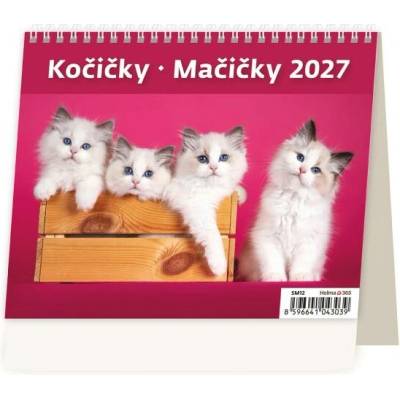 Stolový riadkový 17,1x13,9 cm MiniMax Mačičky 2027