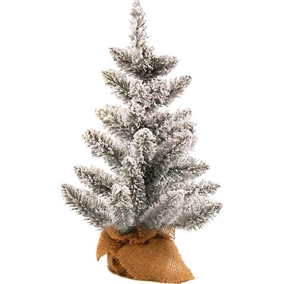 LAALU Vánoční stromek zasněžený DELUXE Viola v květináči 45 cm