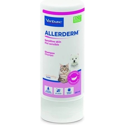 Allerderm Sensitive skin ovsený šampón na citlivú pokožku pre psy a mačky 250 ml