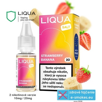 Liqua Salt Strawberry Banana 10 ml 20 mg