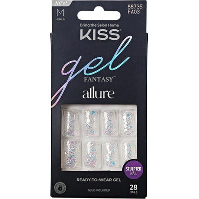 KISS Gélové nechty Gel Fantasy Allure How Dazzling 28 ks