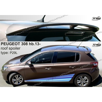 Spoiler zadných dverí horný Peugeot 308 II 2013