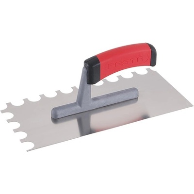 Hladítko nerezové zubaté Profi 280x130 O 16nerez gum.ručkaFESTA
