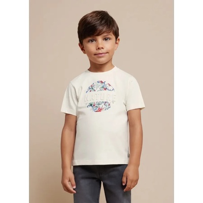 MAYORAL Тениска с къс ръкав "nature" мляко за мини момче Mayoral