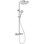 Ideal Standard Ceratherm T25 - Душ комплект с термостат, диаметър 26 см, 2 струи, хром A8495AA (A8495AA)