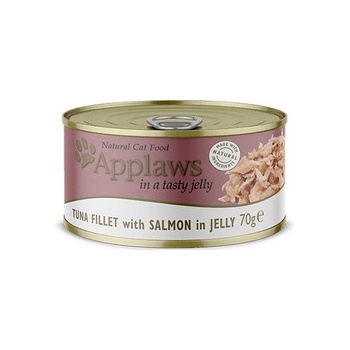 Applaws Cat tuniak a losos v želé 6 x 70 g