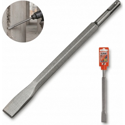 Plochý sekáč SDS-plus 20x250 mm na betón EXTOL PREMIUM