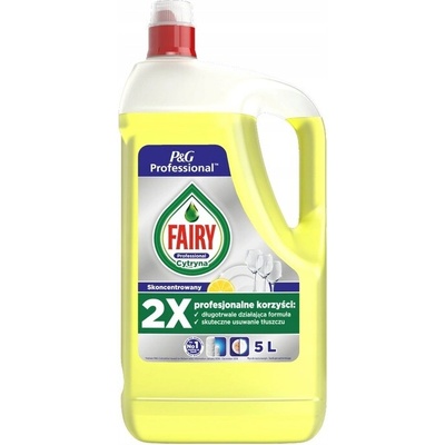 Fairy Professional 2x tekutý prostriedok na umývanie riadu Citrónová 5 l